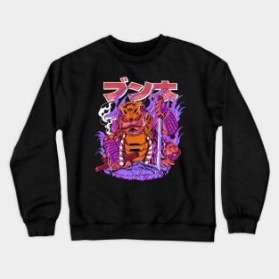 Colorful Japanesse Frog Ninja Crewneck Sweatshirt